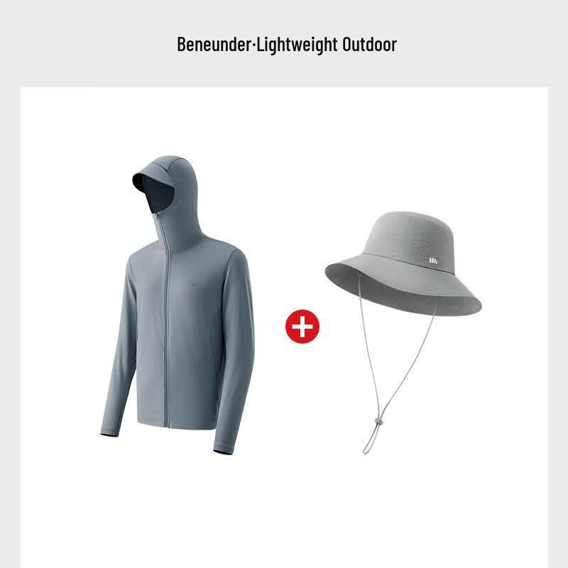 

Beneunder Men s Sun Protection Jacket & Fisherman Hat Set XL
