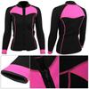 Woman Wetsuit Top Coat Sun Protection Long Sleeve Fitting Swimwear for Snorkeling SurfingS