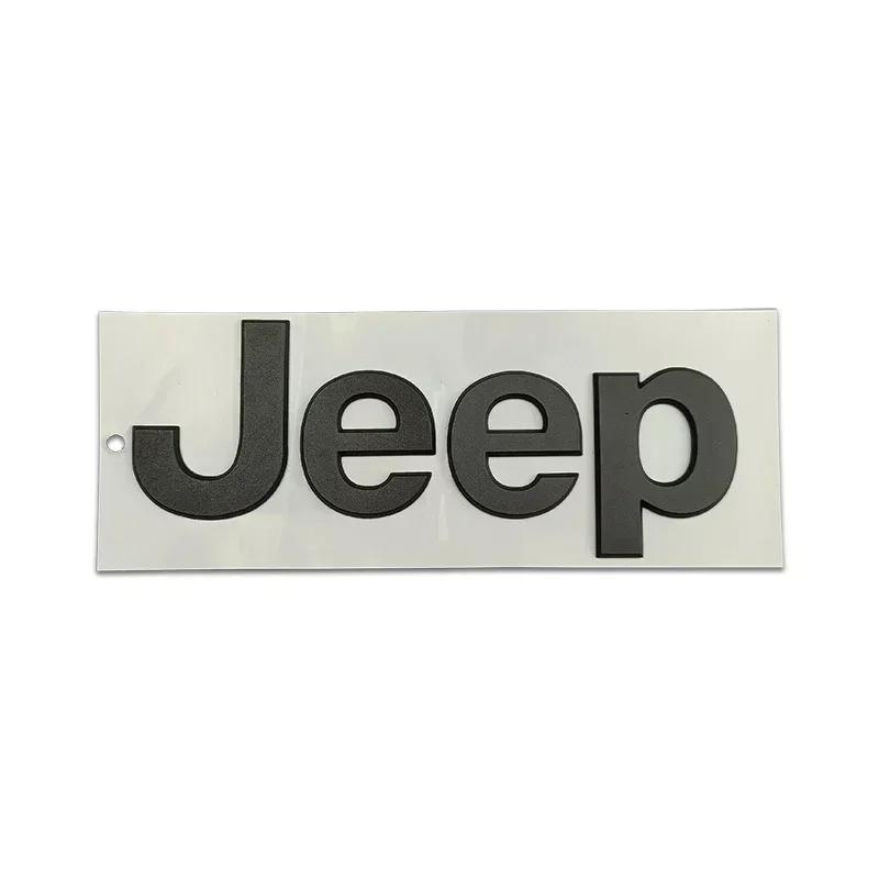 ALG4 ABS Material Car Front Emblem for Jeep Grand Cherokee Commander Renegade Liberty Compass Patriot Wrangler TJ JK Trunk Sticker