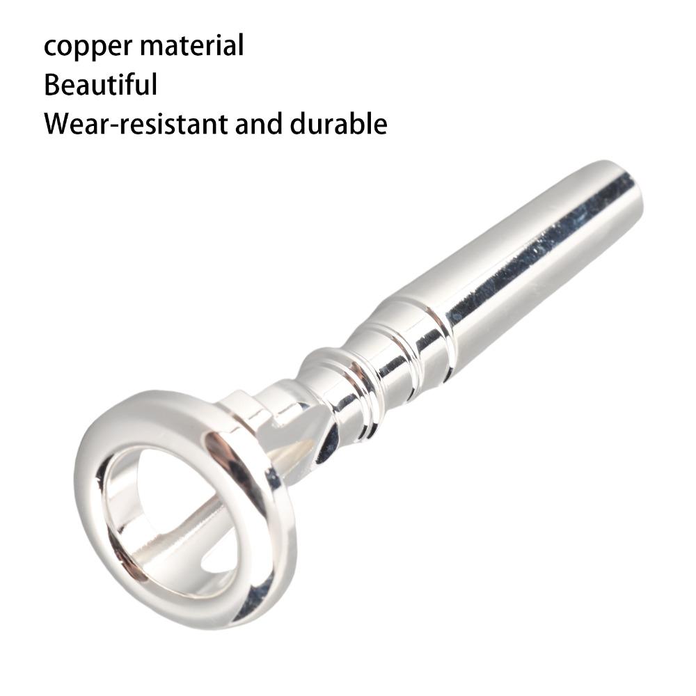 Silver Mouthpiece Trainer Brass Trumpet Mouthpieces Premium Brass Accessories For Brass Players