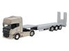 Model 1:64, Scania V8 R730, Golden Tractor, Low-loader