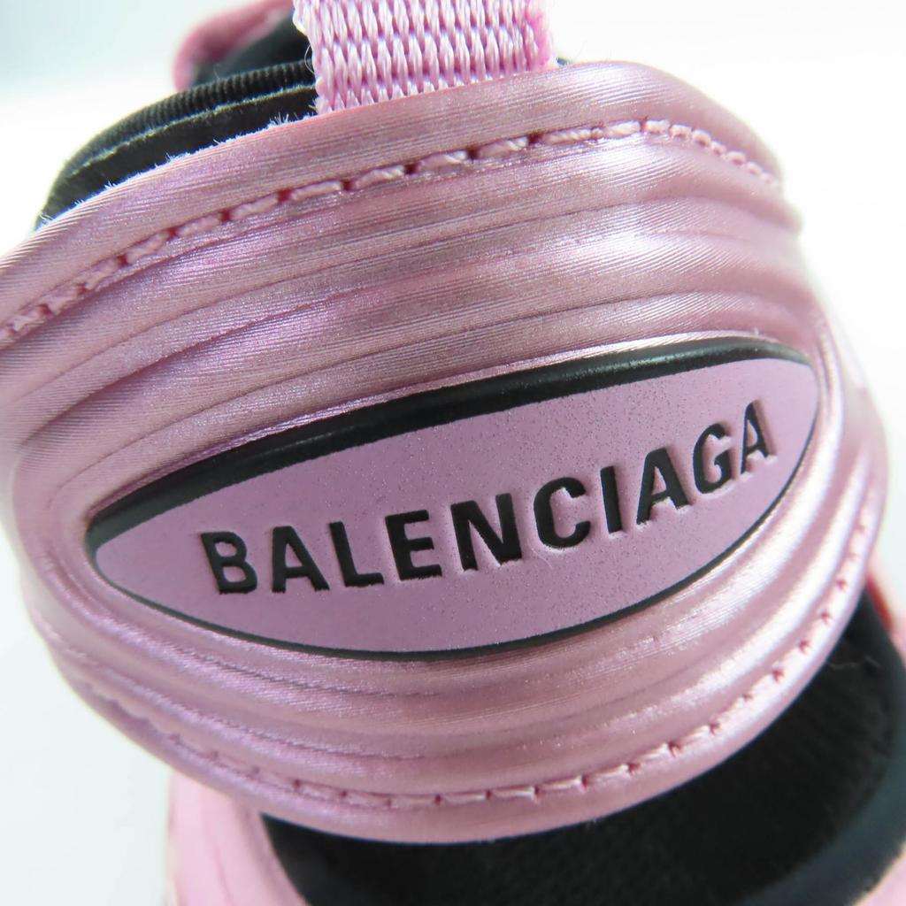 Pristine BALENCIAGA Sandals Track Sandal With logo Pink black fabric 25 617543 Used
