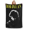 Bob Dylan Folk Music Singer Throw Blanket for Couch Soft Cozy Plush Blanket 50x60 Inch Multiple Sizes Bedspreads for All Seasons