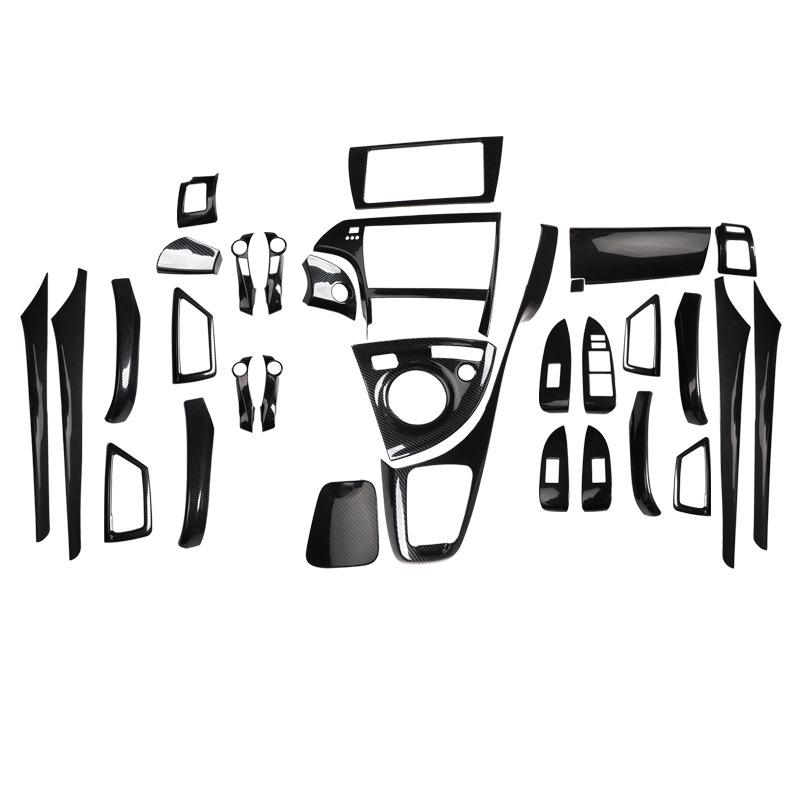 Carbon Fiber Center Console Sticker for Toyota Prius ZVW30 Interior