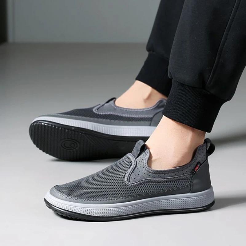 

Fashion Male Shoe Safety Running Slip-on Summer Sneakers Platform Comfortable Fashion 2025 Leisure In Promotion Deals Men s Casual Shoes 39