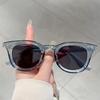 New Small Frame Oval Sun Glasses Trend Sunglasses Men's and Women's Street Trend Cool Eyeglass Shades Glasses Frame UV400 Glasse