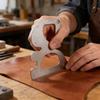 High Precisions Stainless Steel Leather Cutting Ruler Gauge Professional Tool for Accurate Leather Crafting Projects
