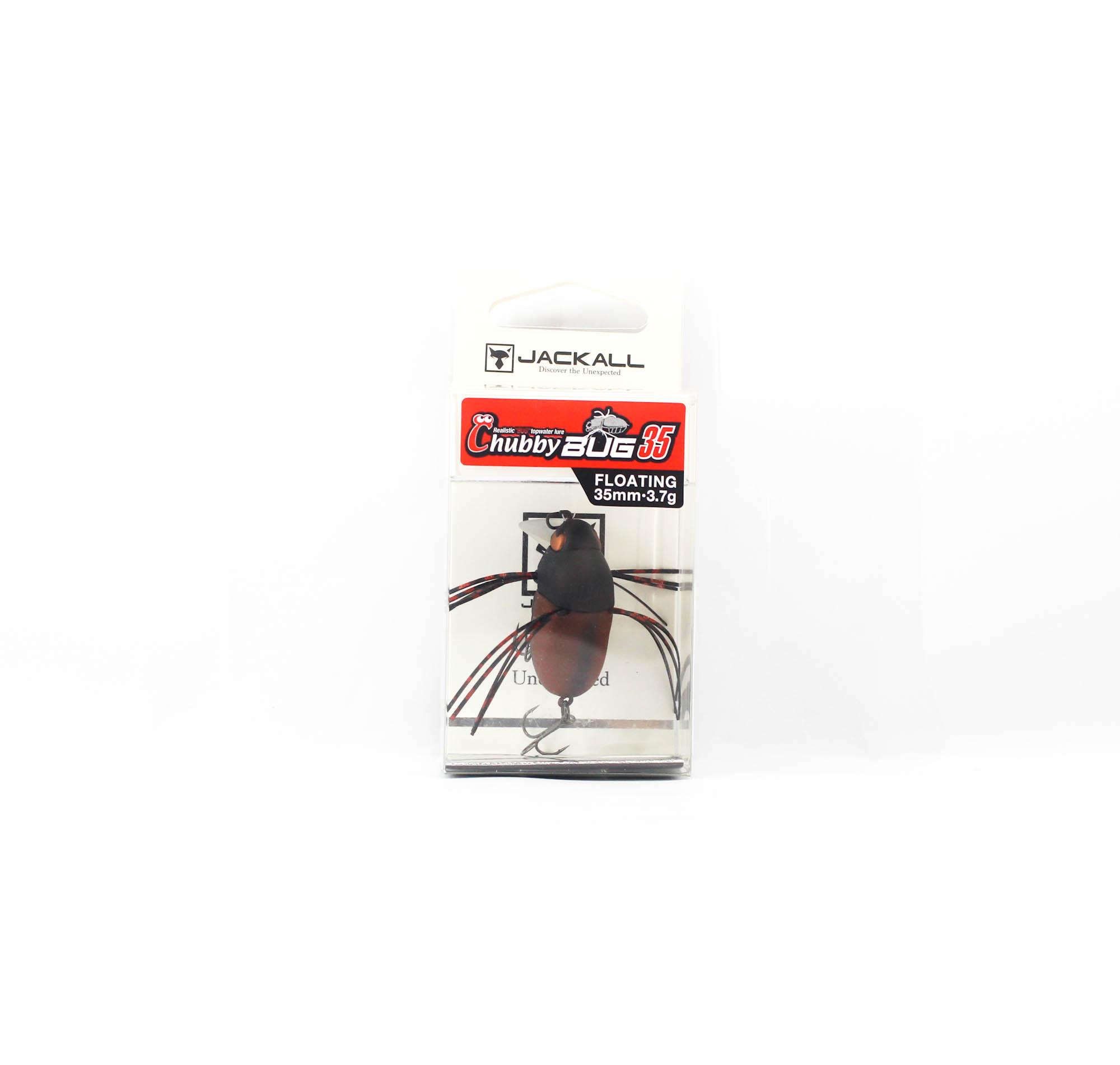 Jackall Chubby Bug 35 Плавающий воблер Матовый Красный Жук-древоточец (7168)