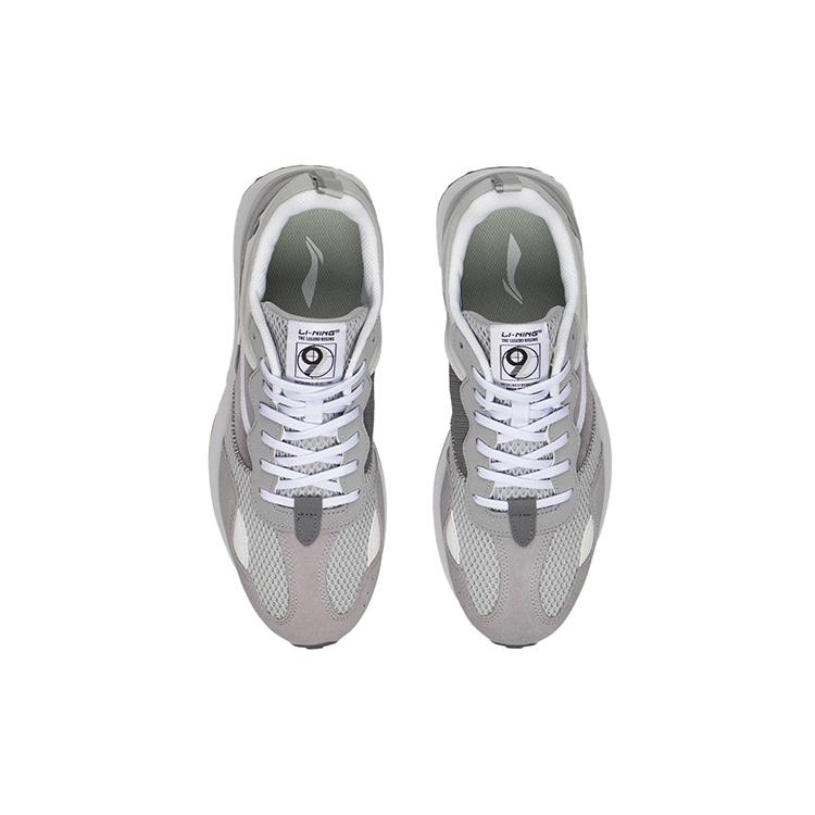 Li Ning Fangyuan Classic Slip Resistant Abrasion Resistant Low Top Sports Casual Shoes Men's Gray AGCS017-2