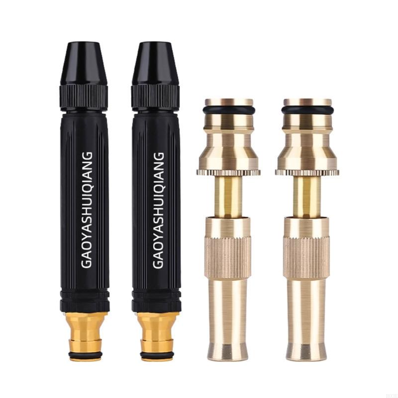 High Pressure Garden Hose Nozzle Household Car Wash Water Black Car Wash Nozzle Water Watering Pipe Car Washing B03E
