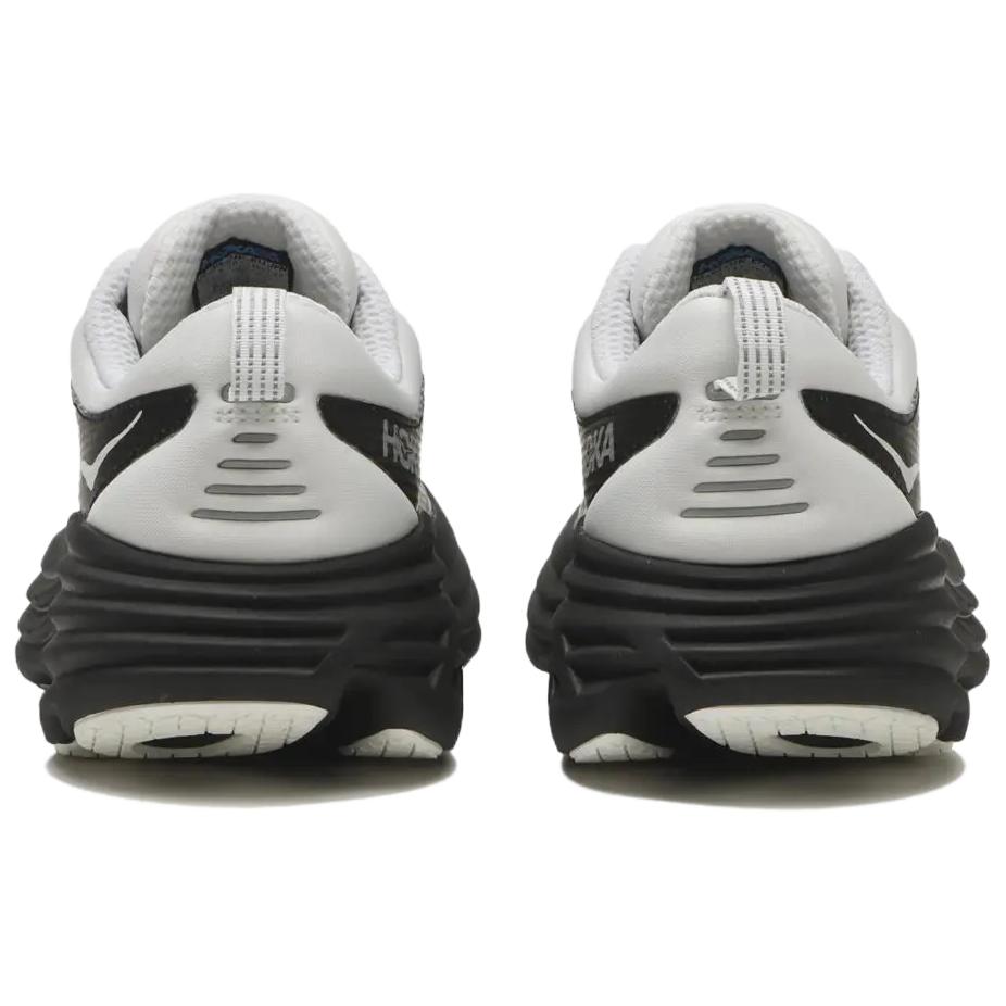 HOKA Bondi 8 Caged Stealth Tech Pack - Frost Black Unisex-Sneaker Weiß 1155391-FLCK