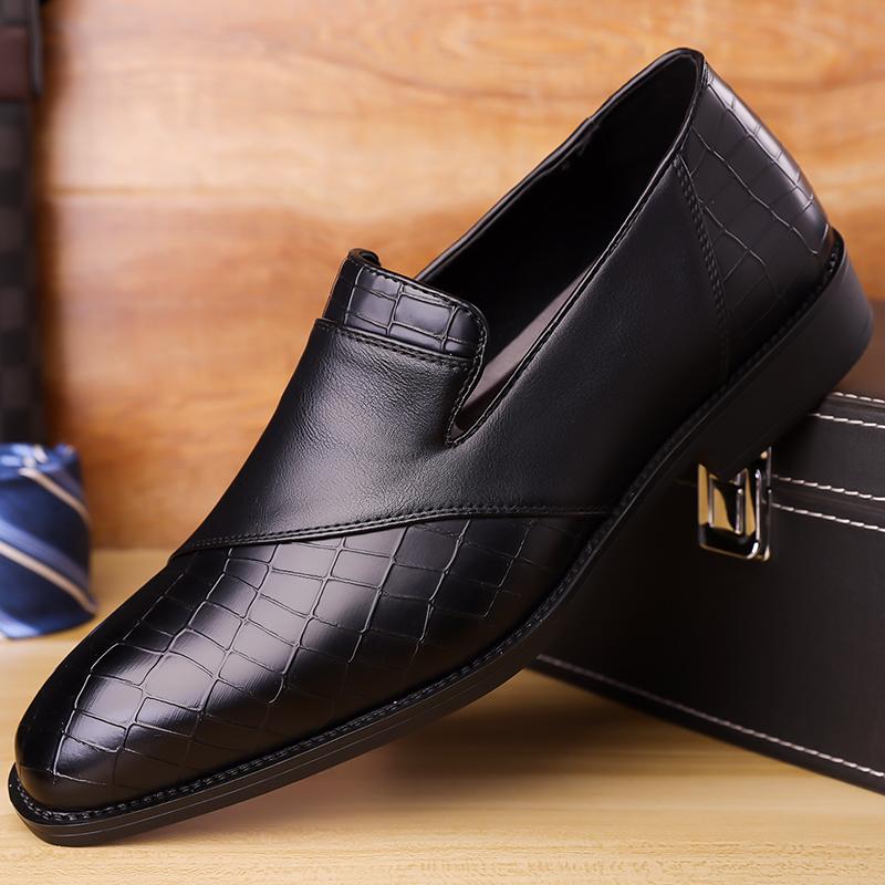 Fashion New Men's Mixed Patchwork Patent Leather Casual Shoes Luxury Designer Male Formal Wedding Dress Loafers Homecoming Footwear
