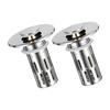 2pcs Poping Up Sink Drain Stoppers with Fine Meshes Filter Easyly Touches Operation for Bathroom Vanities