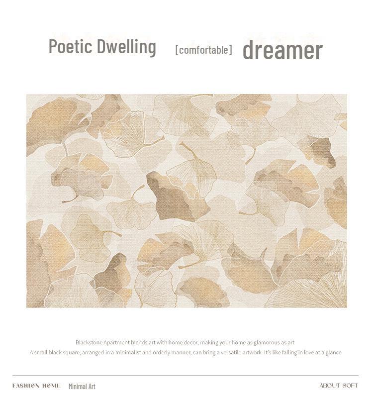 Wabi-Sabi Lambskin Carpet: Thick, Long Strip for Bedroom, Sofa, or Coffee Table