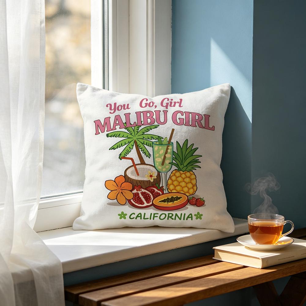 Summer Coconut Cushion Cover Cushion Cover Set Pcs x x x Pillowcase Decorative Sofa Home Decor