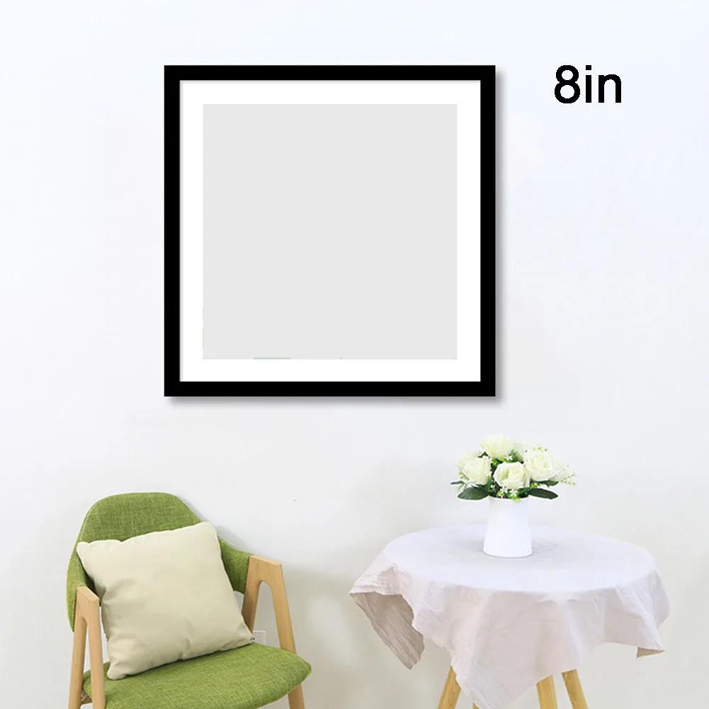 

1 шт. квадратная фоторамка из цельного дерева, декоративная фоторамка для масляной живописи для спальни, гостиной, домашнего декора