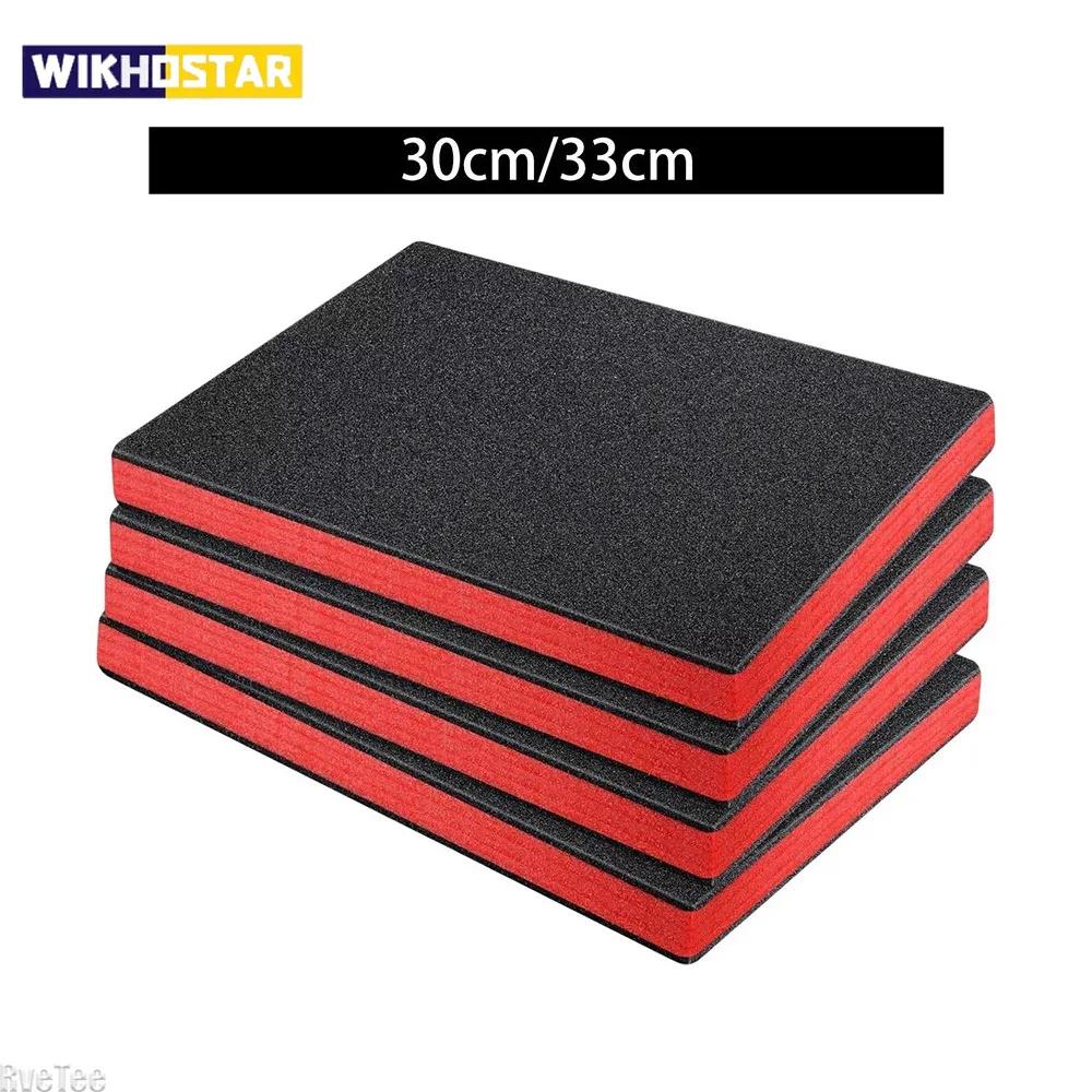 4Pcs Tool Box Foam Inserts Packing Foam Pads Camera Case Cushioning Insert Sheet for Transport DIY Crafts Toolbox Liner