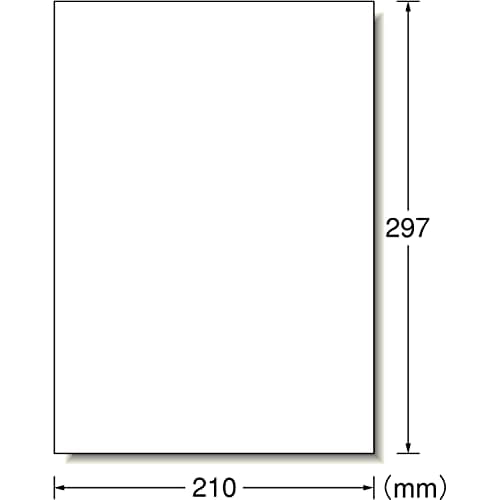 A-One Label Sticker A4 Uncut with Easy Peel Processing 22 Sheets 72201