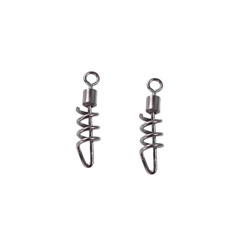 20PCS 2#-10# 8-Shape Connect Ring Stainless Steel Snap Change Connector Fishing Hook