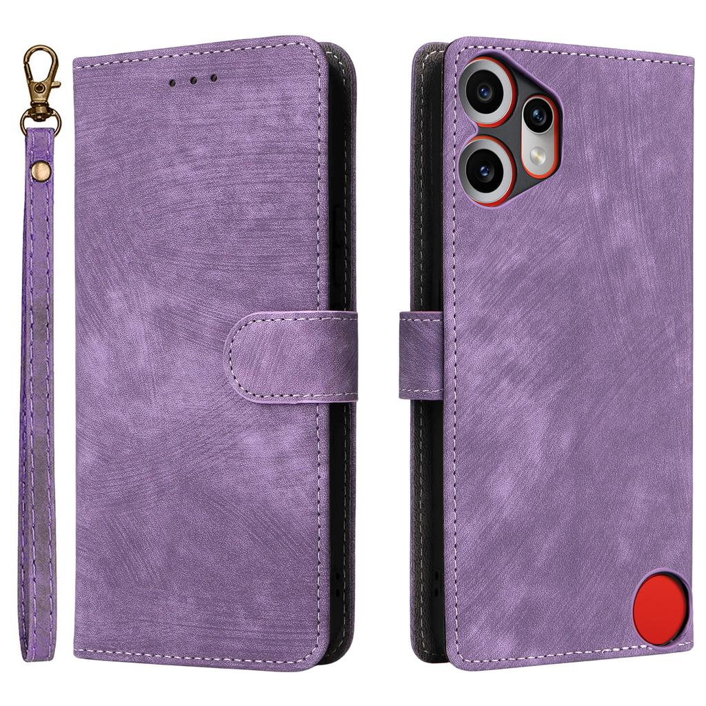 Pro Nothing CMF Phone 2 Pro Pouzdro Peněženka Blokování RFID PU Kůže Kryt na telefon Stojánek s Poutkem