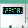 Relógio de Parede Digital Contemporâneo Com Luz Noturna e Exibição do Dia da Semana Para Decoração de Casa