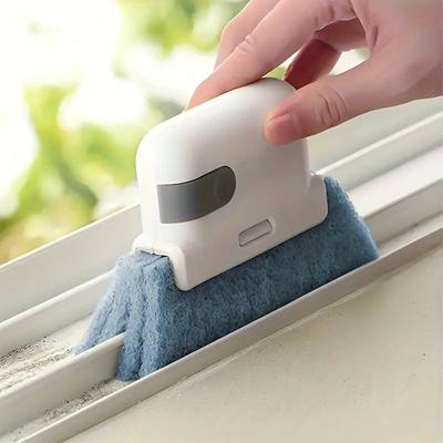 2 In 1 Groove Cleaning Tool, Window Frame, Door Groove Cleaning Brush, Sliding Door Track Cleaning Tools, Hand-held Crevice
