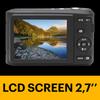 Kodak Friendly Zoom FZ45 Compact Camera 16MP 4x Optical LCD HD 720p Red – Sensor, Zoom, 2.7-inch Screen, Video,