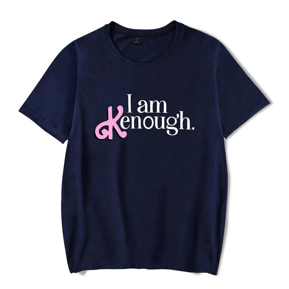 

Футболка I Am Kenough Merch, модная футболка с круглым вырезом и короткими рукавами, женская футболка унисекс, новинка 2023 года, забавная одежда унисекс из фильма L