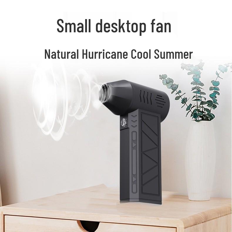 ZY7400 High-Speed Brushless Mini Portable Fan & Handheld Wireless Hair Dryer