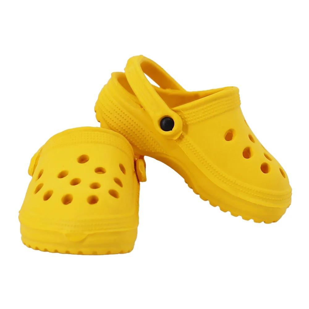 Sandália de Sapatos de Boneca de 7 CM Para Roupas e Acessórios de Boneca Bebê Recém-Nascido de 43 CM Boneca Americana de 18 Polegadas Brinquedos para Meninas Presente Nossa Geração