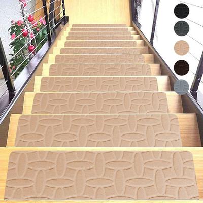New 76X20cm Staircase Mat Self-adhesive Safety Door Mat Non-Slip Soft Stripe Protection Cover Pads Home Decor