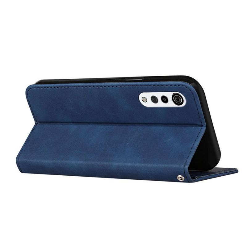 Custodia a libro per LG Velvet 5G 4G con texture in pelle, custodia portafoglio, slot per carte magnetiche LG Velvet, libro Funda per LG Velvet 2 Pro, Cover