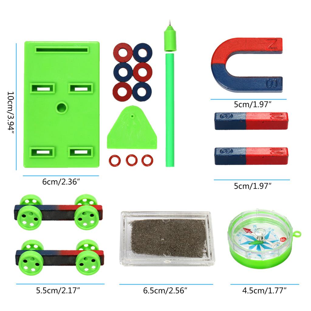 Lab Junior Science Magnet Set Including Bar Magnets Horseshoe Magnets Compass Science Education Science Experiment Kits