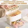 Household Ice Tray Mold Push-type Ice Storage Box With Lid Food Grade One Second Ice Removal