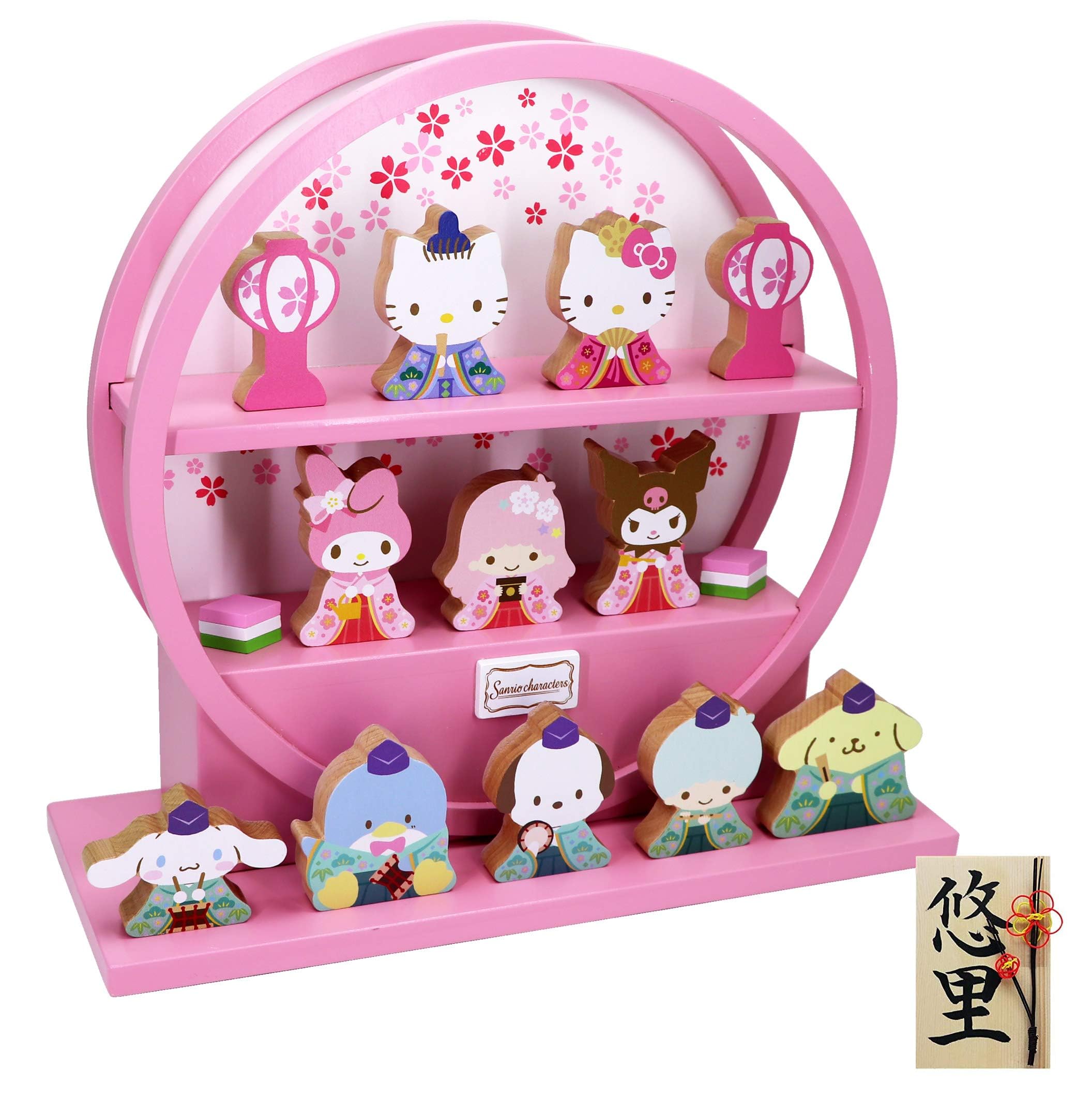 

Осака Чосейдо Деревянный Компакт Хина с Табличкой и Бесплатный Набор Деревянных Бирок Куклы, Миниатюрный, (Отправлено отдельно) - 10-местный