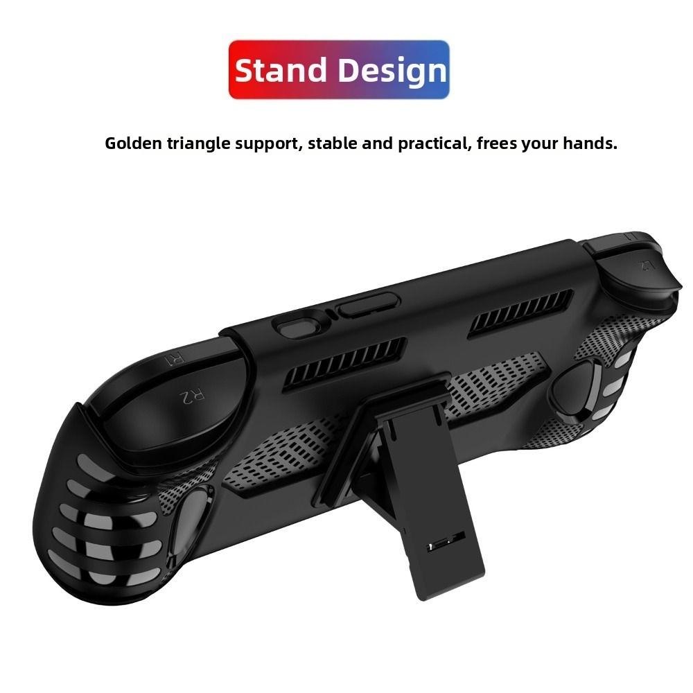 New TPU Handheld Game Console Case with Kickstand Shockproof Protective Cover Anti Slip Ergonomic Host Shell for AYN Odin 3