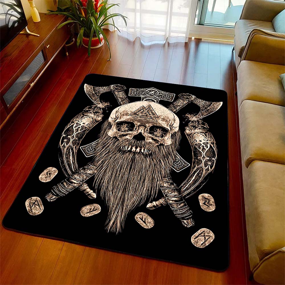 Black Celtic Viking Carpet Dragons Tattoo Luxury Area Rugs Carpets Home Decoration The Us Decor Greek Eye Tree Viking Area Rugs