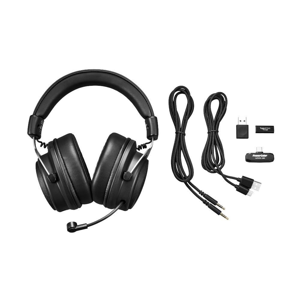 Power Color Wireless Gaming Headset with 50mm Drivers 2.4GHz [ALPHYN AH10]