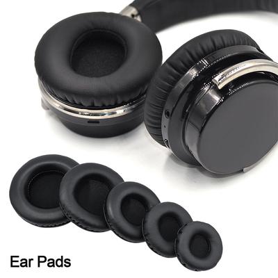 Headset Cushion Earphone Earmuff Leather Earphone Case Cushion Cover Ear Pads Replacement Earpads