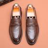 Fashion Fashion Men's Classic British Style Penny Loafers Men Casual Business Leather Shoes Mens Wedding Outdoor Driving Flats
