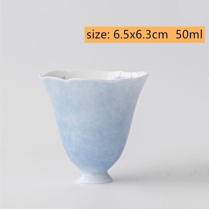 1 Peça Porcelana Chinesa Feita à Mão Xícara de Chá Xícara de Chá Orquídea Pintada à Mão Tigela de Chá Cerâmica Retrô Utensílios de Chá de Viagem Xícara Mestra Doméstica