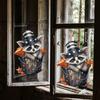 Halloween Window Sticker Removable Static Cling Sticker Cartoon Animal Dwarf