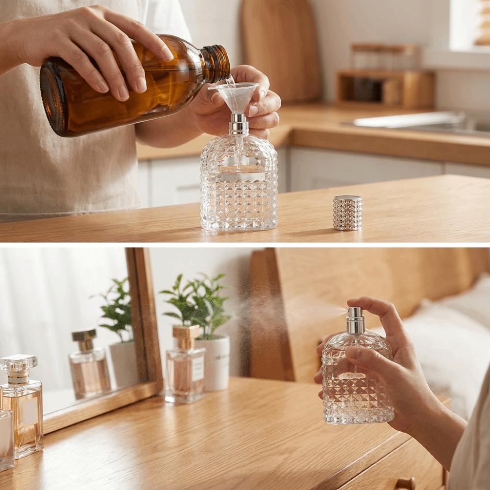 Pineapple Shape Perfume Atomizer Refillable Cosmetic Dispenser Fragrance Storage Business Travel
