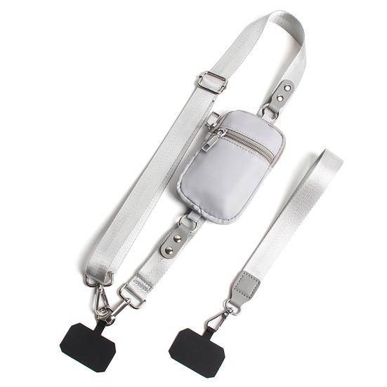 Crossbody Lanyard Hands-free Phone Holder Phone Carrying Strap with RFID Wallet Comfortable Phone Sling for All Smartphones