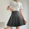 New Grey Pleated Skirt Women's Summer Skirt Pleated Skirt