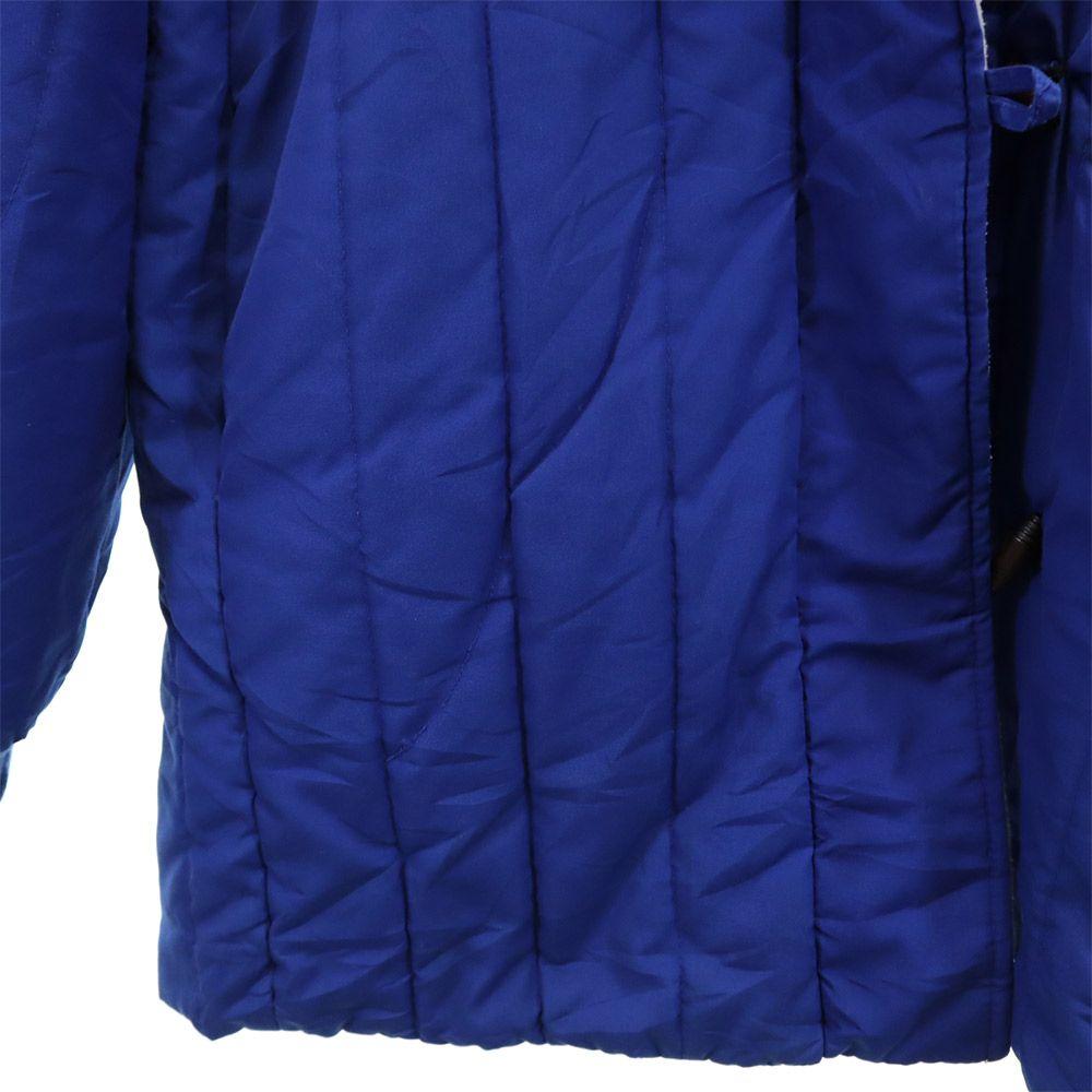 VINTAGE 80s Half zip coat 18 2/1 Blue Men's Used