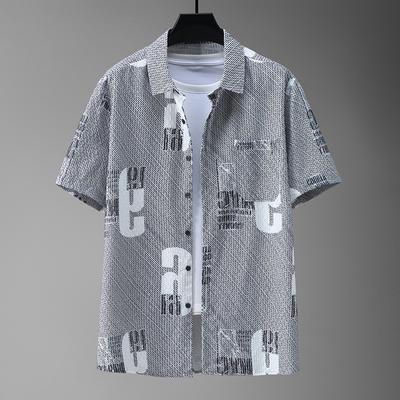 Plus Größe 4XL-11XL herren Oversize Shirt Sommer Mode Casual Kurzarm Shirts Männlichen