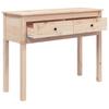 Vidaxl Stolik Konsolowy, 100X35X75 Cm, Lite Drewno Sosnowe