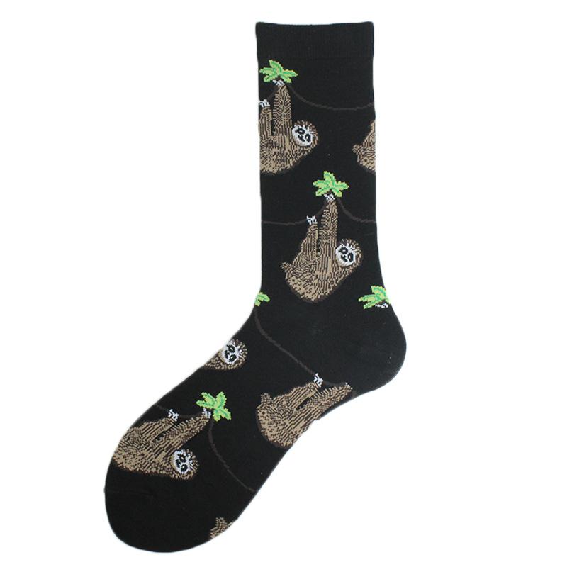 Happy Design Funny Socks Men Unisex Sheep Beer Dinosaur Pattern Sokken  Divertidos Jacquard Calcetines Unisex Hip Hop Skateboard
