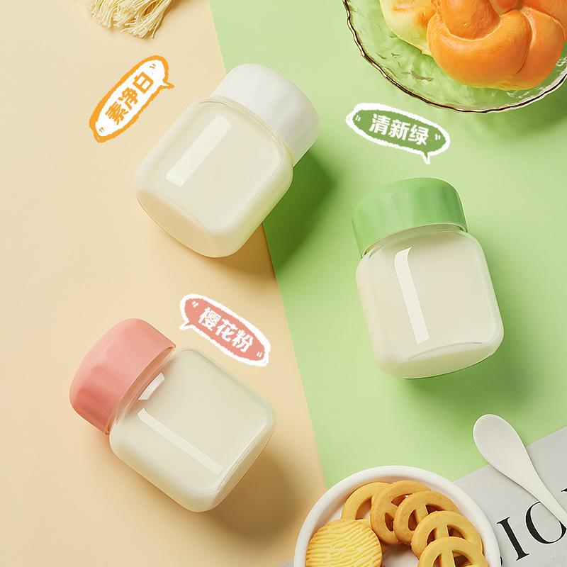 Little Red Book Creative Chubby Glass Cup - Mini Water, Coffee, Milk & Gift Cup for Household Use